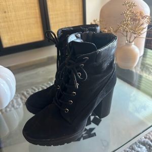 Black Lace up boots